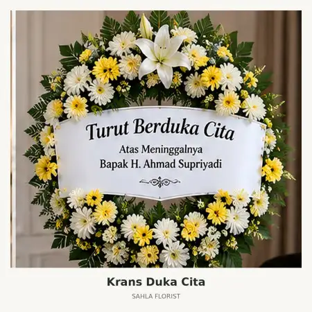 Krans Bunga Duka Luwu Utara